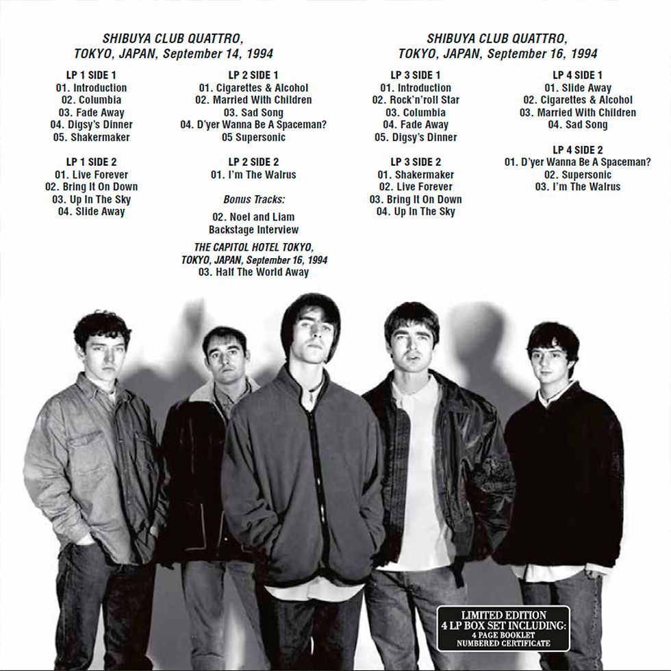 ★OASIS★JAPANESE MADNESS★限定アナログ4枚組BOXセット★ ☆OASIS☆JAPANESE MADNESS☆限定アナログ4枚組BOXセット