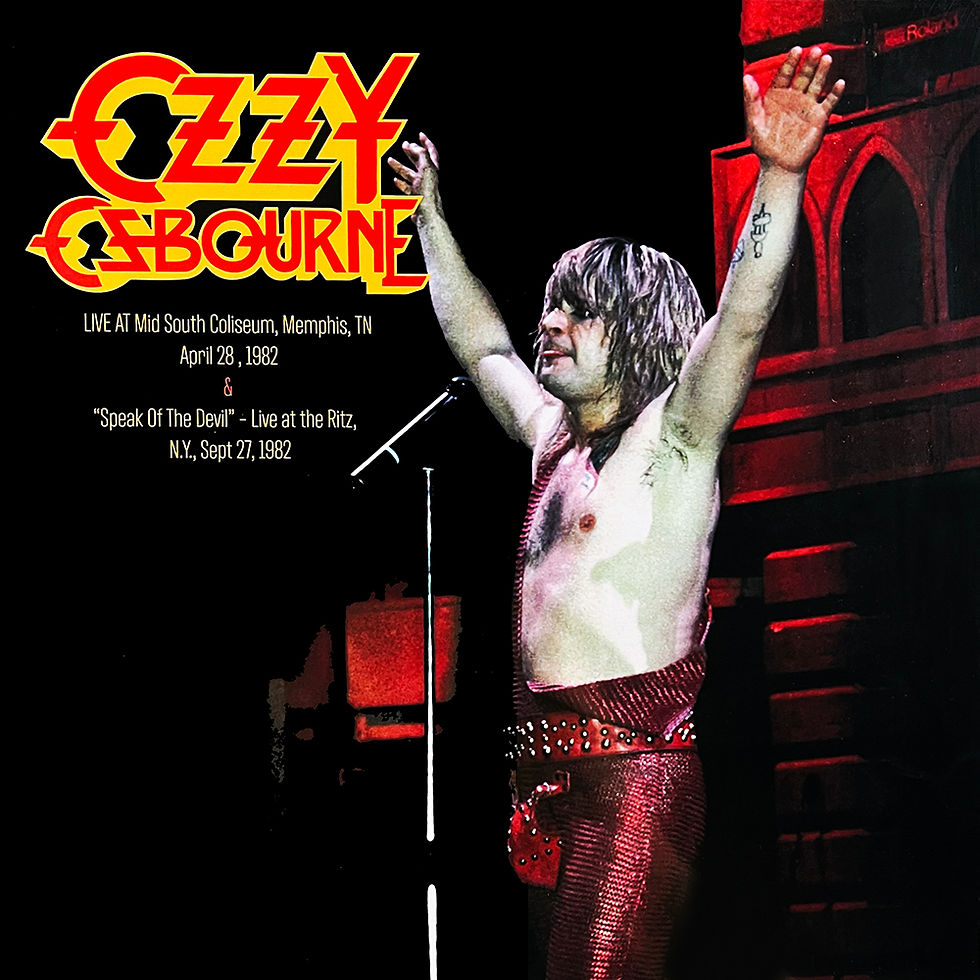 OZZY OSBOURNE 4xLP BOX SET Live At Mid South Coliseum & Live At The Ritz 1982