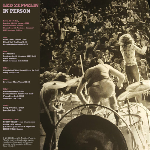 s*u様 限定300セットLed Zeppelin Black Velvet 3 s*u様 限定300セットLed Zeppelin Black Velvet 3 【公式通販】