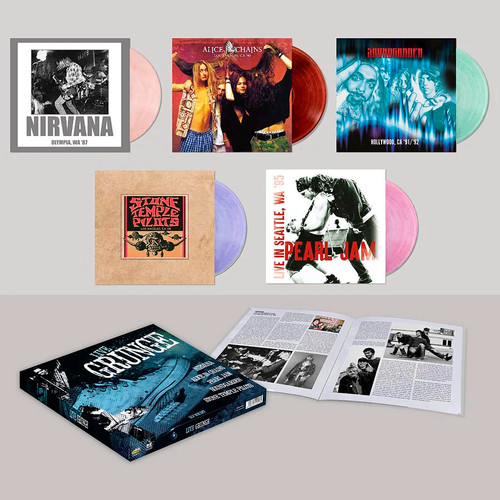 VARIOUS 5xLP BOX SET Live Grunge (Nirvana Alice In Chains Pearl