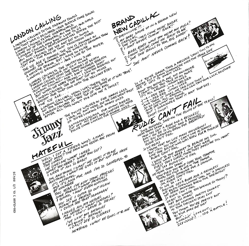 Miniatura: THE CLASH 2xLP London Calling (Printed Inner Sleeves)