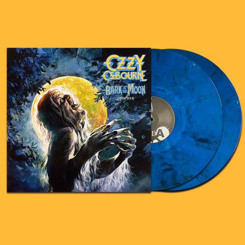 OZZY OSBOURNE 2xLP Bark At The Moon Japan Tour (Blue Darkness