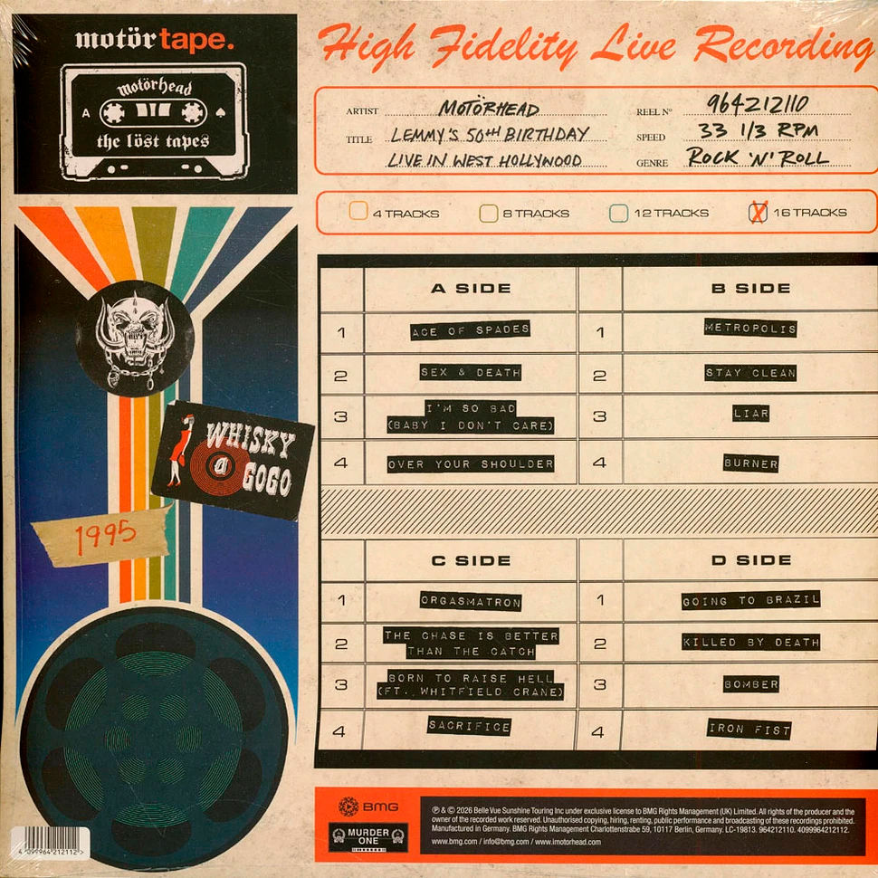 Thumbnail: MOTORHEAD 2xLP The Lost Tapes, Vol. 7 (Record Store Day 2026 Edition)