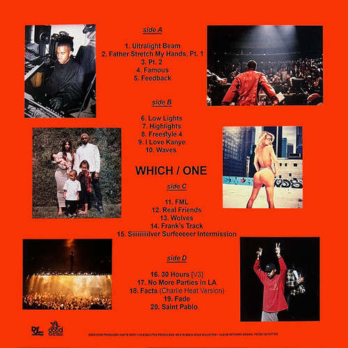 KANYE WEST 2xLP The Life Of Pablo (Red Marbled Coloured Vinyls
