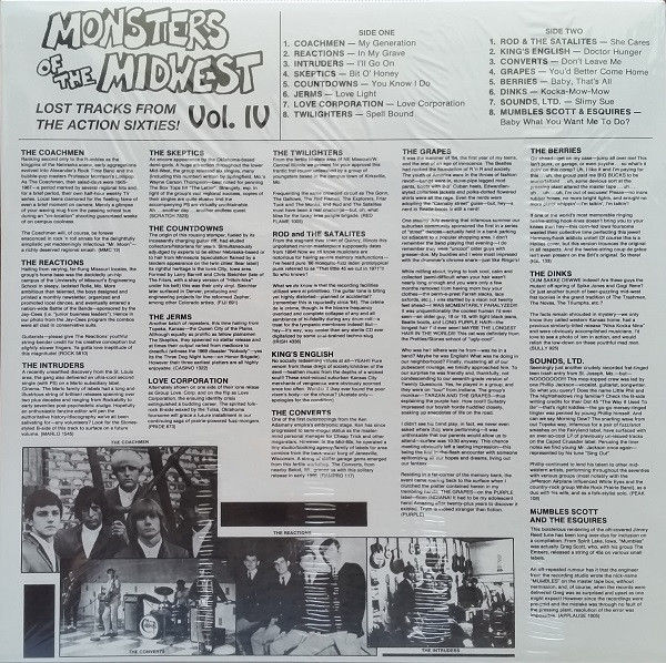 Thumbnail: VARIOS LP Monsters Of The Midwest Vol. IV (Lost Tracks From The Action Sixties!)