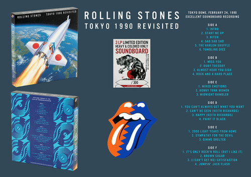 90s Rolling Stones TOKYO1990 USA製 L 90s Rolling Stones TOKYO1990