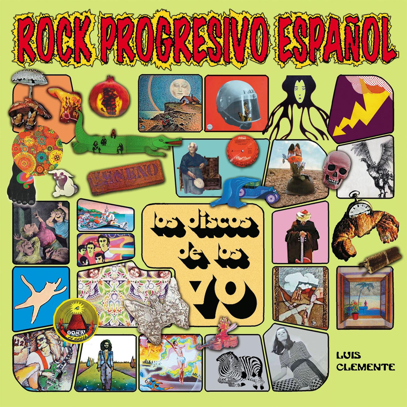 BOOK ROCK PROGRESIVO ESPAÑOL LOS DISCOS DE LOS 70 (Luis Clemente Gavilán)