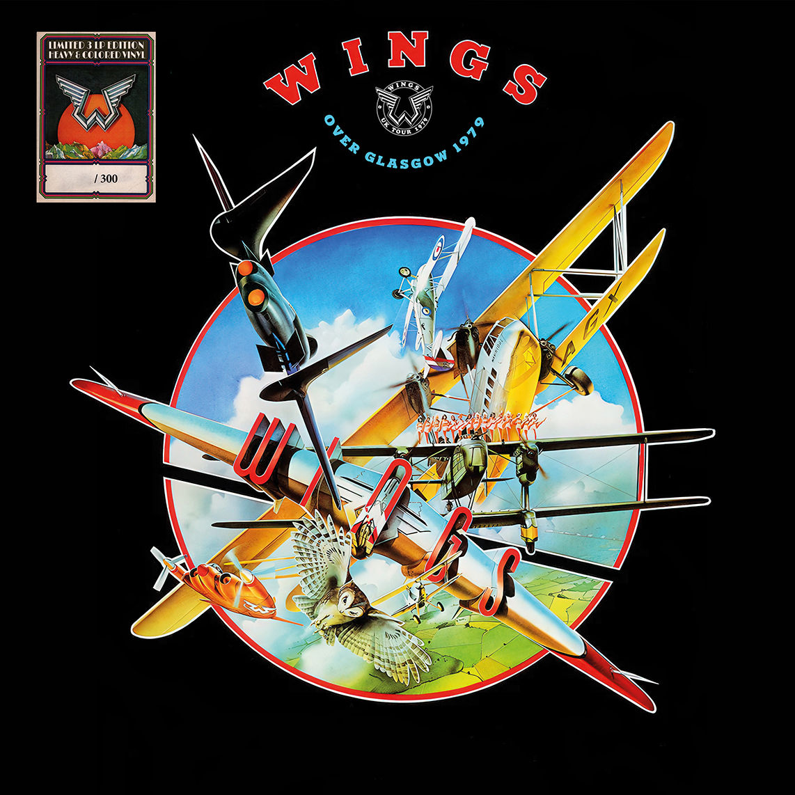 WINGS 3xLP BOX SET Over Glasgow 1979 (Coloured Vinyls) 300 Numbered Copies