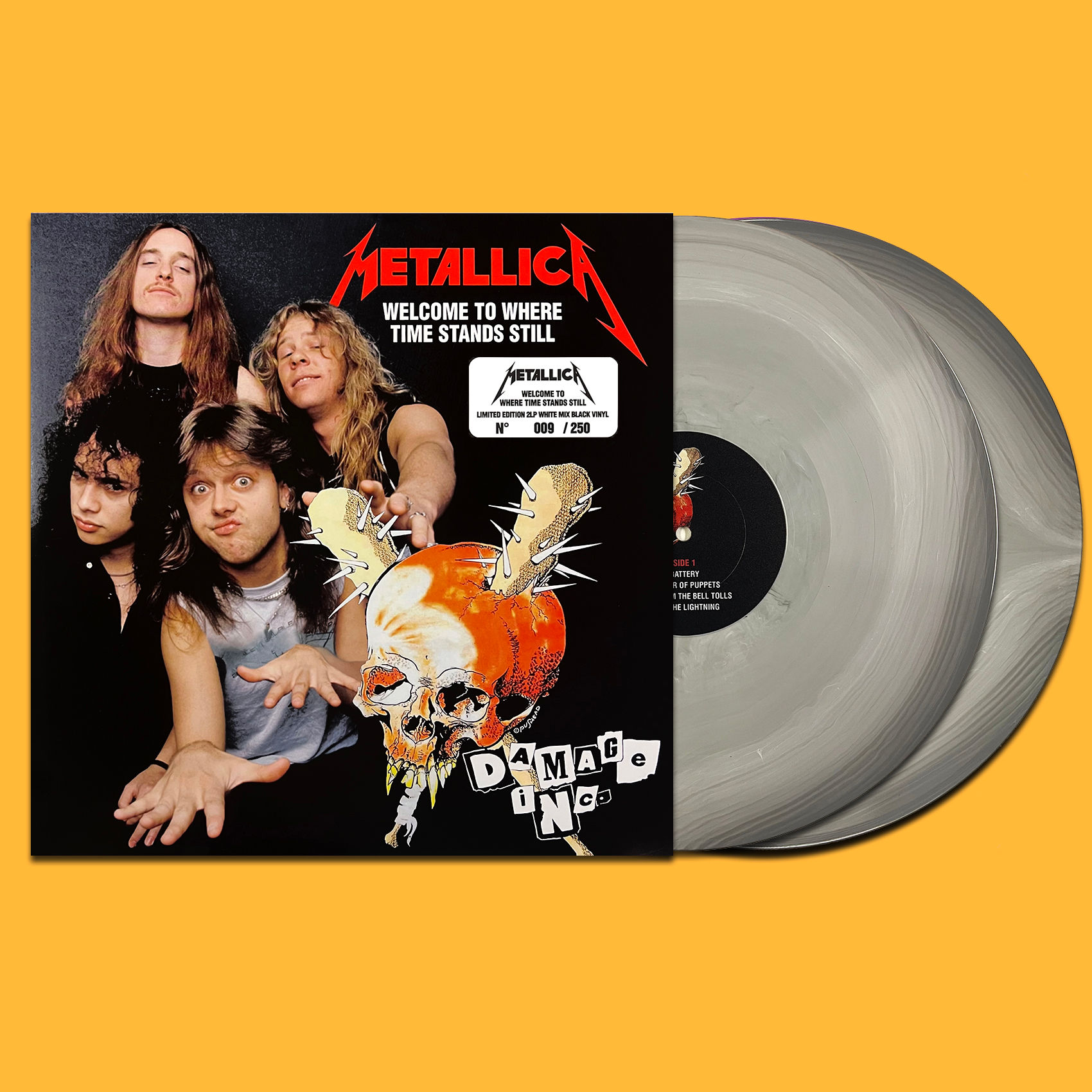 METALLICA 2xLP Welcome To Where Time Stands Still (White Coloured) 250 Copies