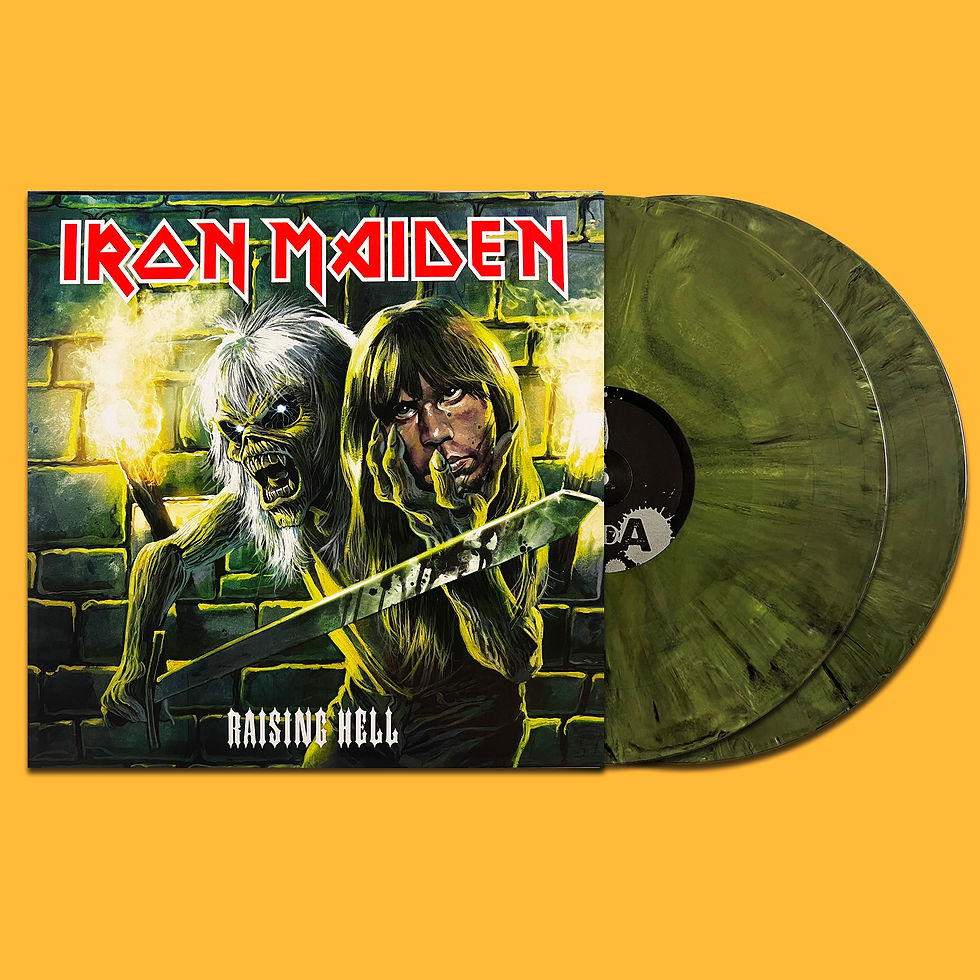 Miniatura: IRON MAIDEN 2xLP Raising Hell (Green Marble Coloured Vinyls)