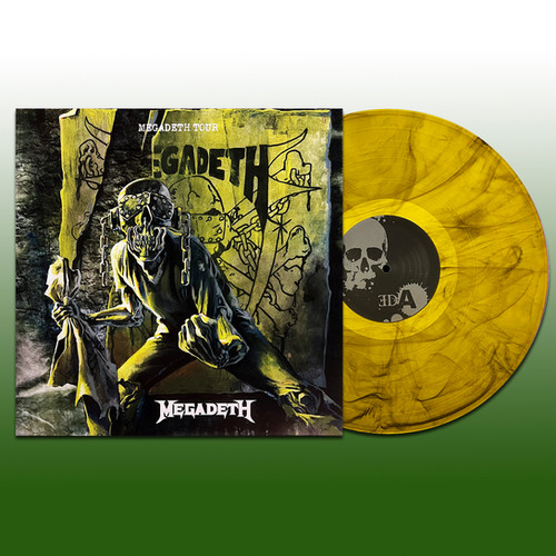 MEGADETH LP Megadeth Tour (Yellow with Black Marble Coloured Vinyl