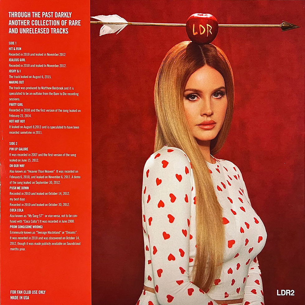Thumbnail: LANA DEL REY LP Through The Past Darkly - Rare Unreleased (Pink Marbled Colour)