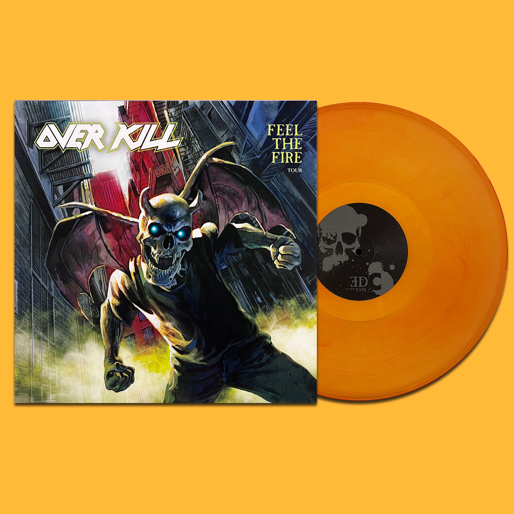 OVERKILL LP Feel The Fire Tour (Orange Transparent Coloured Vinyl)