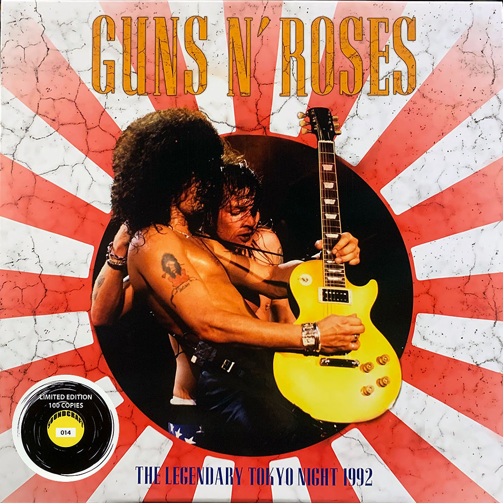 Thumbnail: GUNS AND ROSES 4xLP BOX SET The Legendary Tokyo Night 1992 (Yellow Colour Vinyl)