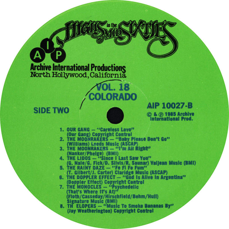 Miniatura: VARIOS LP Highs In The Mid Sixties Volume 18: Colorado