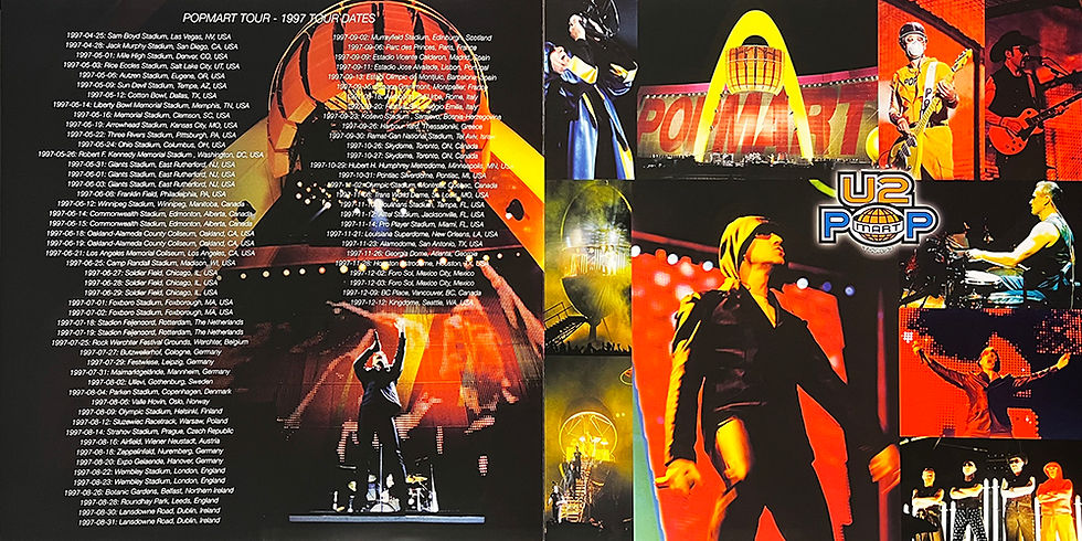 Miniatura: U2 BOX SET 5xLP Popmartians (Yellow Coloured Numbered 200 Copies)