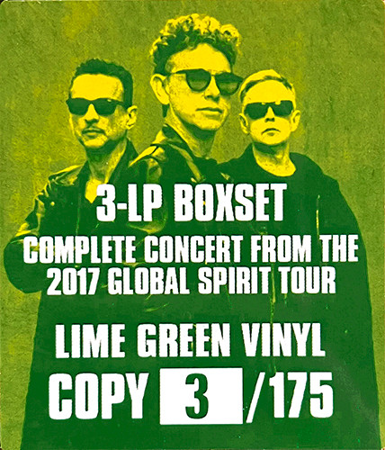 DEPECHE MODE 3xLP BOX SET Heroes At Madison Square Garden (Lime