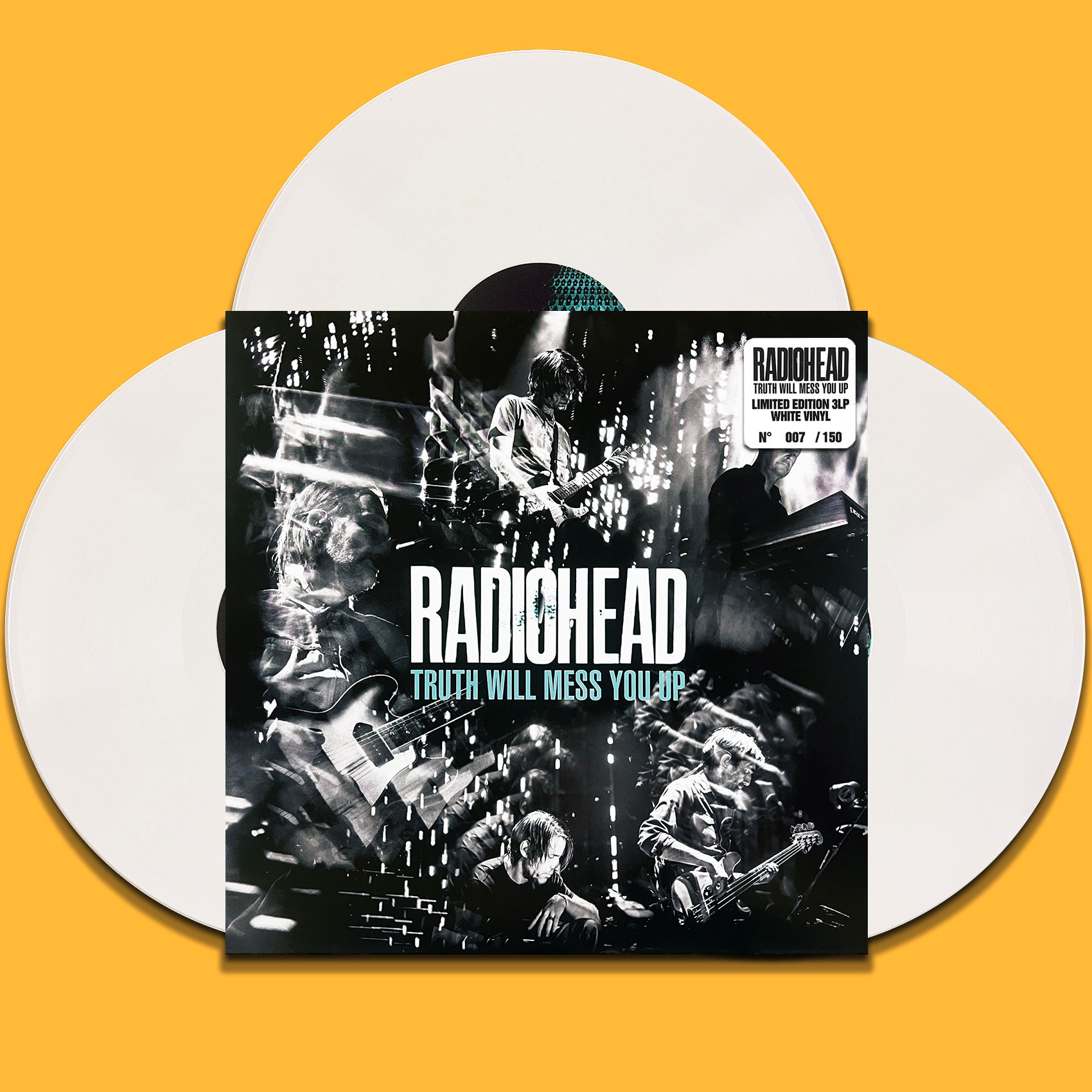RADIOHEAD 3xLP Truth Will Mess You Up (White Colour Vinyls) 150 Numbered Copies