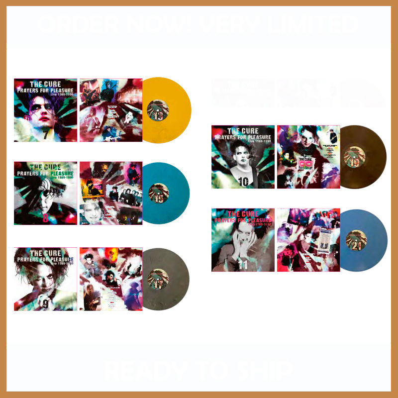 Miniatura: THE CURE BOX SET 11xLP Prayers For Pleasure Live 1989-1990 (350 Coloured Copies)
