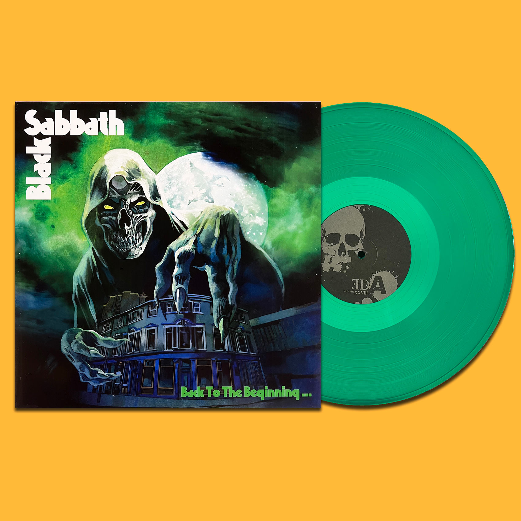 BLACK SABBATH LP Back To The Beginning... (Green Transparent Coloured Vinyl)
