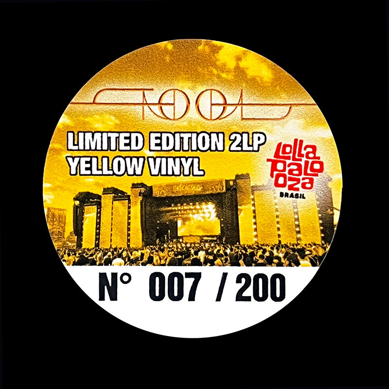 Miniatura: TOOL 2xLP Lollapalooza Brasil (Yellow Coloured Vinyls) 200 Numbered Copies