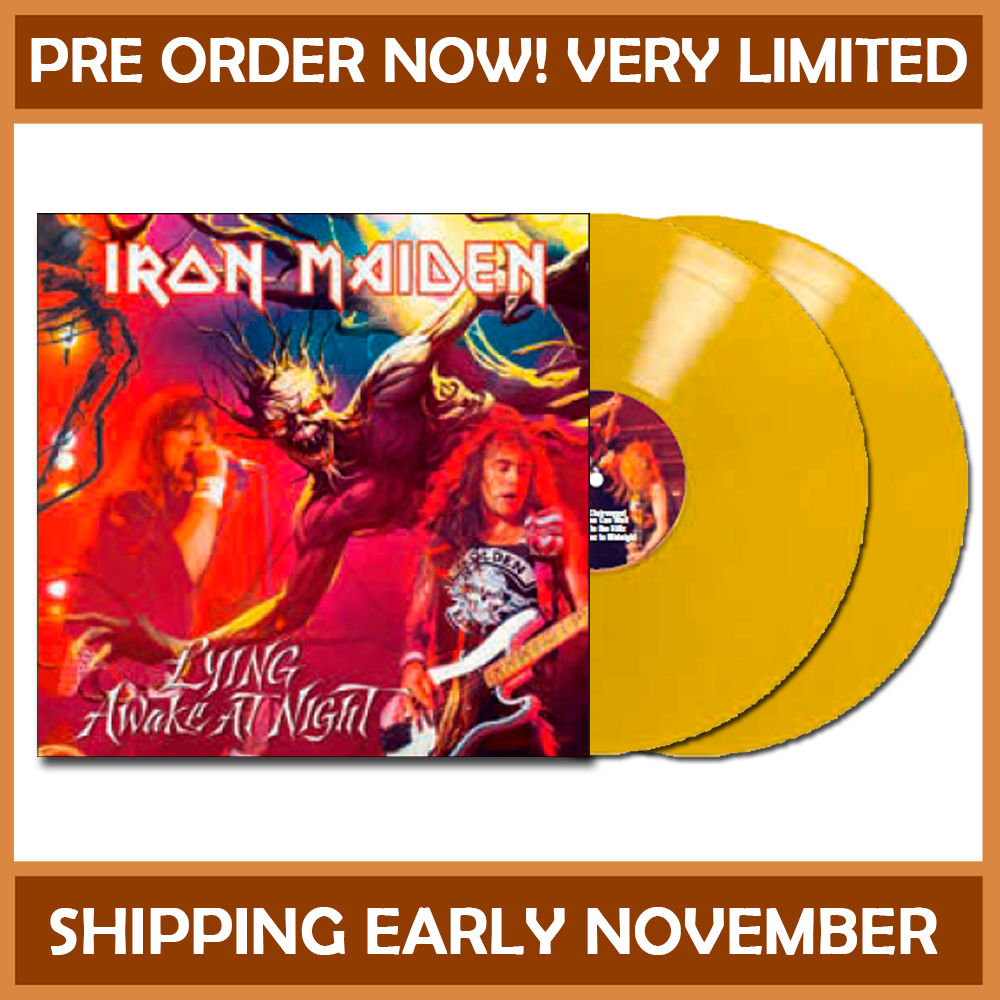 IRON MAIDEN 2xLP Lying Awake At Night (Yellow Colour Vinyls) 200 Numbered Copies