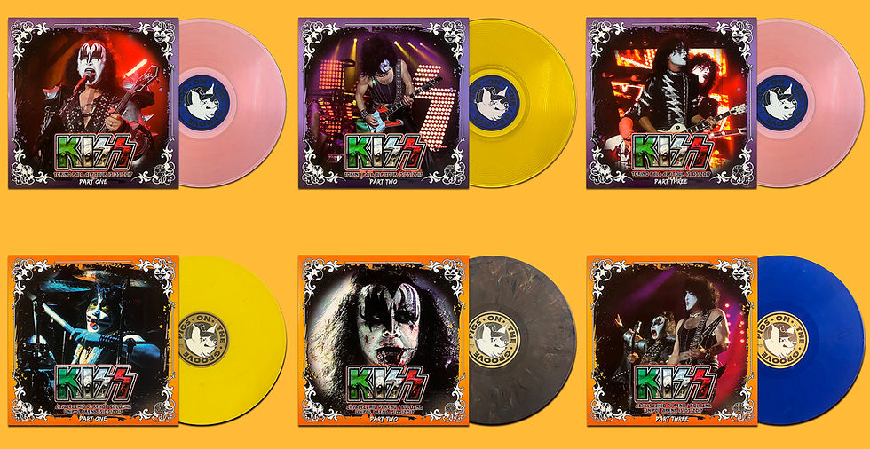 Thumbnail: KISS BOX SET 6xLP+DVD The Italian Leg 2017 (Coloured Vinyls) + Posters + Gadgets