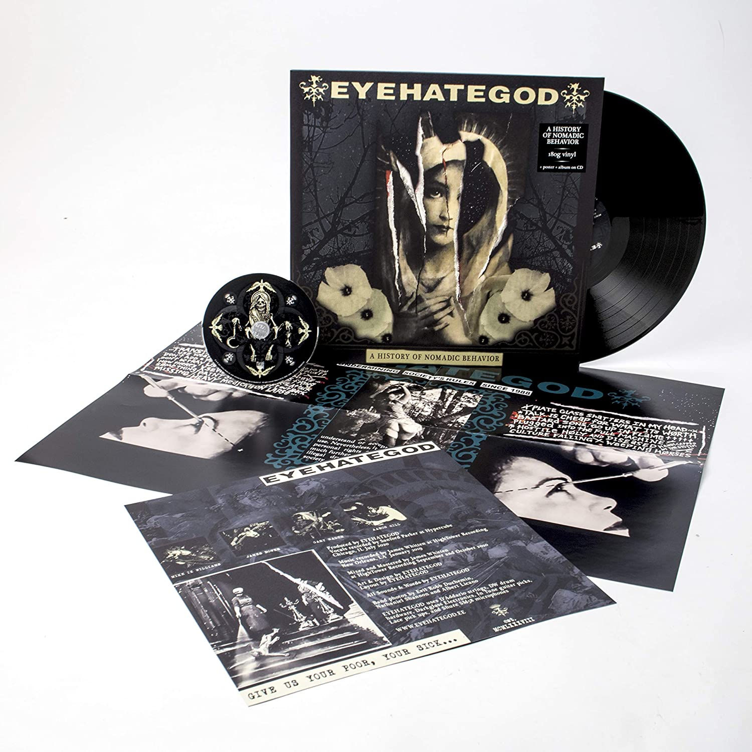 EYEHATEGOD LP+CD A History Of Nomadic Behavior (Includes Poster)
