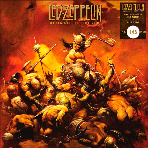 LED ZEPPELIN 4xLP BOX SET Ultimate Destroyer (Blue Coloured Vinyls