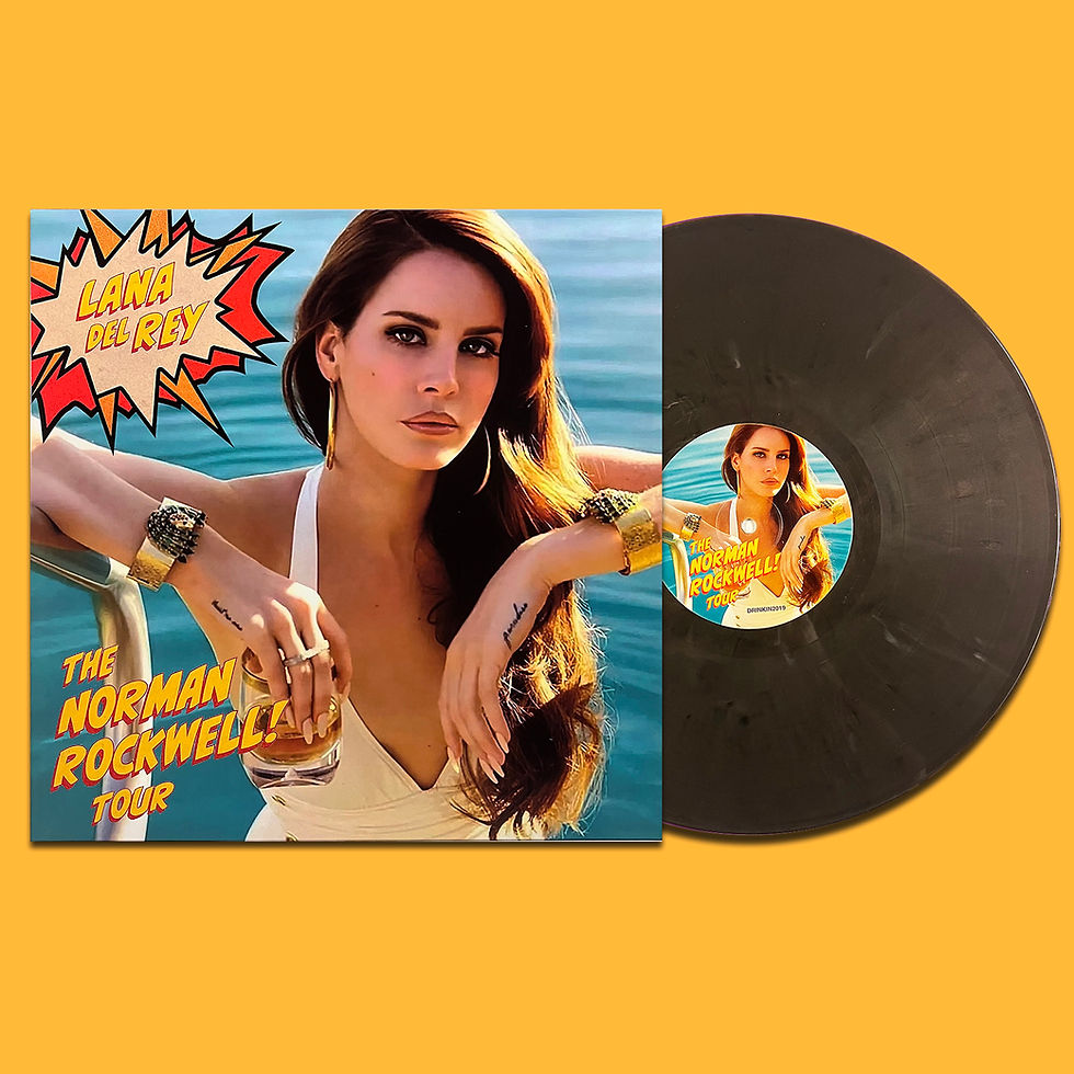 Thumbnail: LANA DEL REY LP Over and Over, Honey (Dark Grey Marble Colour)