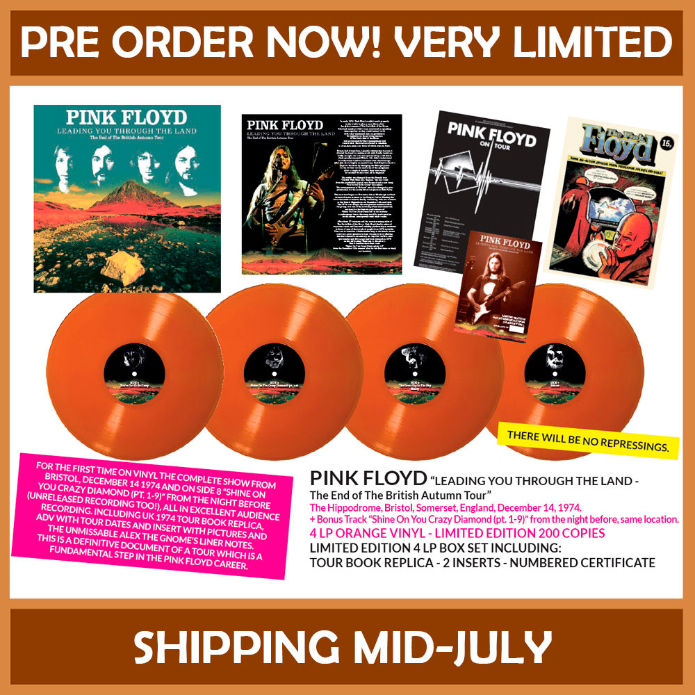 PINK FLOYD BOX SET 4xLP Leading You Through The Land (Orange Colour 200 Copies)