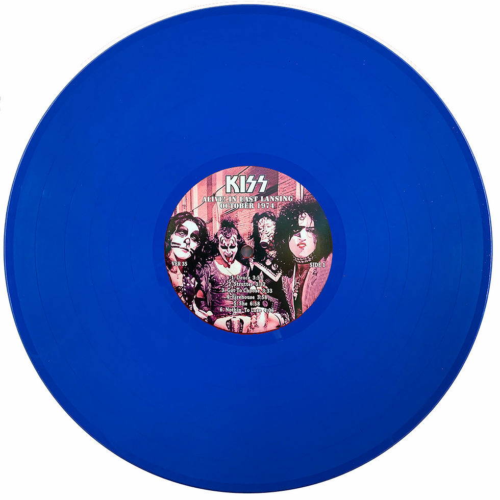 Miniatura: KISS LP Alive! In East Lansing 1974 (Blue Coloured Vinyl)