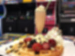 Milkshakes and waffles