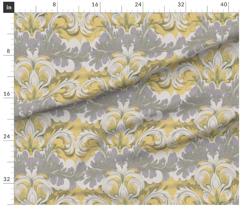 Thumbnail: The Bloom Nouveau 5 in Golden Gray by Marta Rusin yard etc