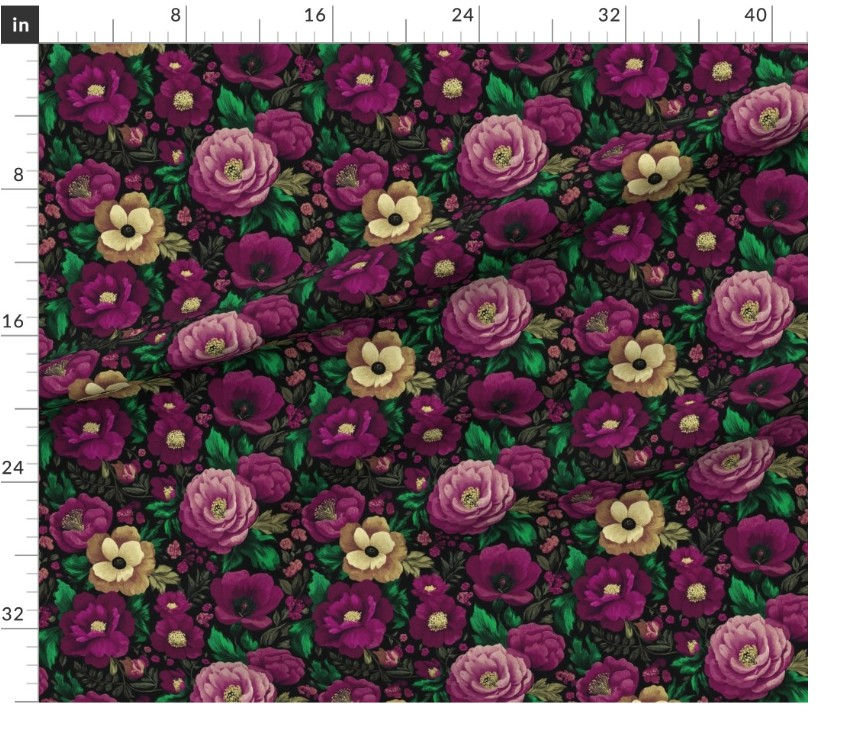 Thumbnail: The Slavic Bloom  1 Purple by Marta Rusin yard etc
