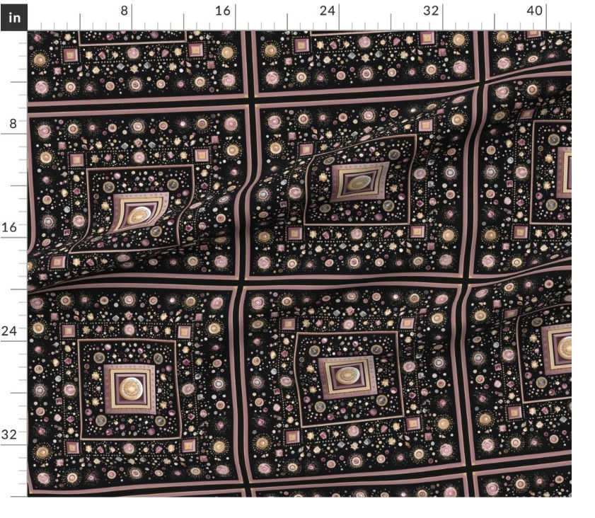 Thumbnail: The Gem Tiles 7 in Onyx by Marta Rusin yard etc