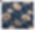Bohemian Bloom 1  Midnight Blue by Marta Rusin Fat Quarter