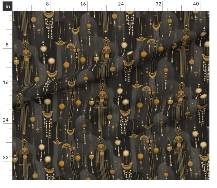 Thumbnail: The Luxe Decadence in velvet black by Marta Rusin yard etc