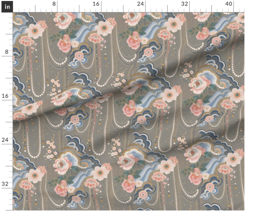 Thumbnail: Pearl Arcade 2 in Pewter by Marta Rusin yard etc