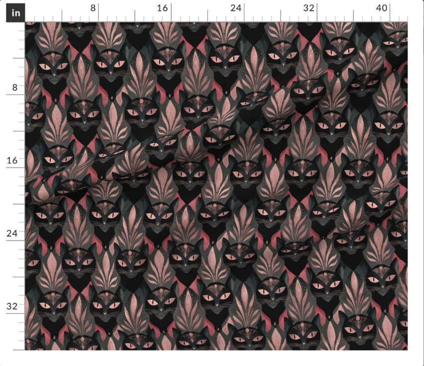Thumbnail: The Black Cat 1 in Rose Gold by Marta Rusin yard etc