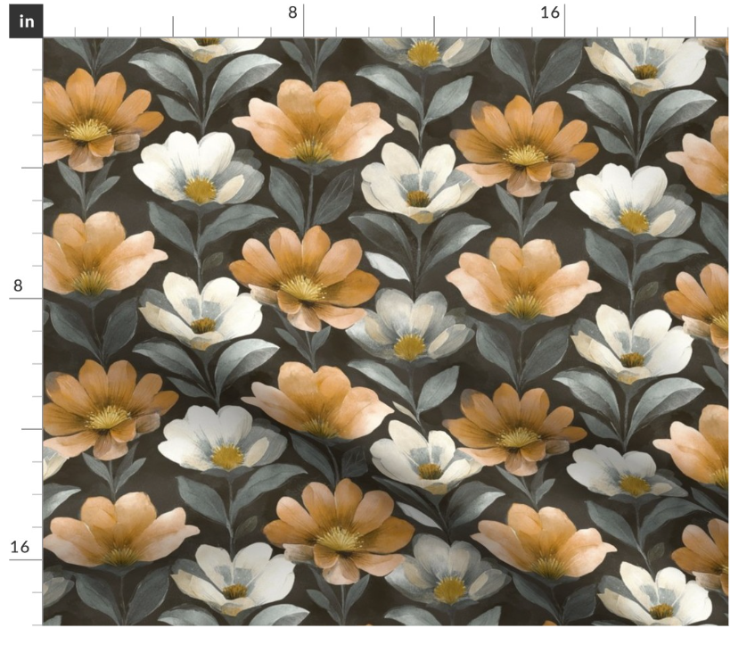 Thumbnail: The Artisan Bloom 1 in  Yellow by Marta Rusin Fat Quarter
