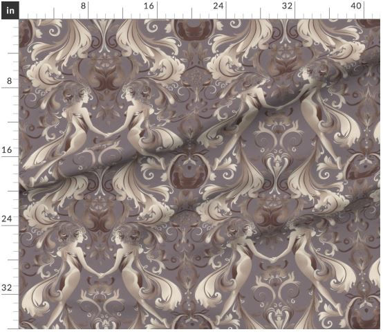 Thumbnail: Burlesque in faded gray by Marta Rusin yard etc