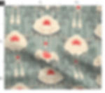 The Lacquered Bloom 4 in Eggshell by Marta Rusin Fat Quarter
