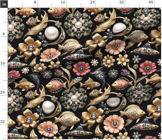Thumbnail: Brooches in antique gold  by Marta Rusin yard etc