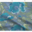 Thumbnail: The Threaded Blooms 3  in Turquoise by Marta Rusin Fat Quarter
