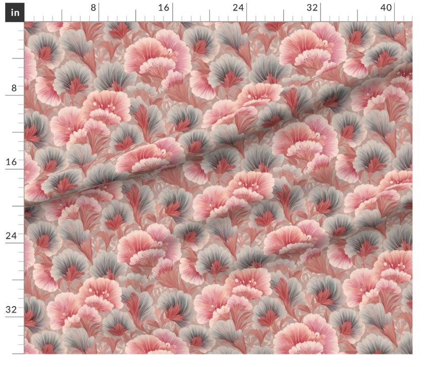 Thumbnail: The Petal Sonata 3  in Rose Pink by Marta Rusin yard etc