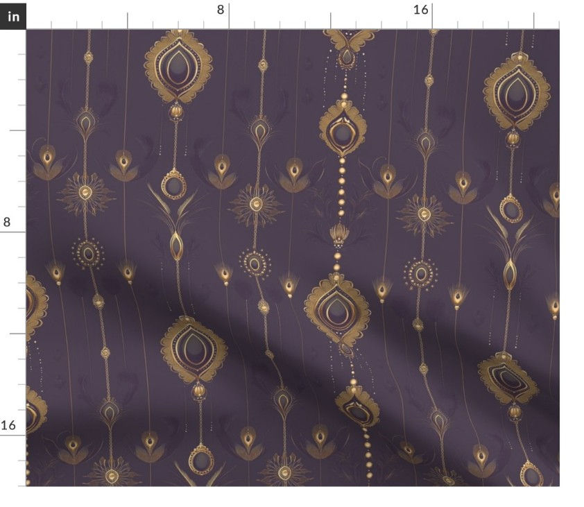 Thumbnail: The Regal Pendants 1 in Amethyst  by Marta Rusin Fat Quarter