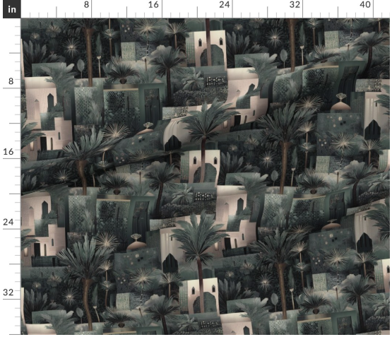 Thumbnail: The Twilight Souk in seinna mist by Marta Rusin yard etc