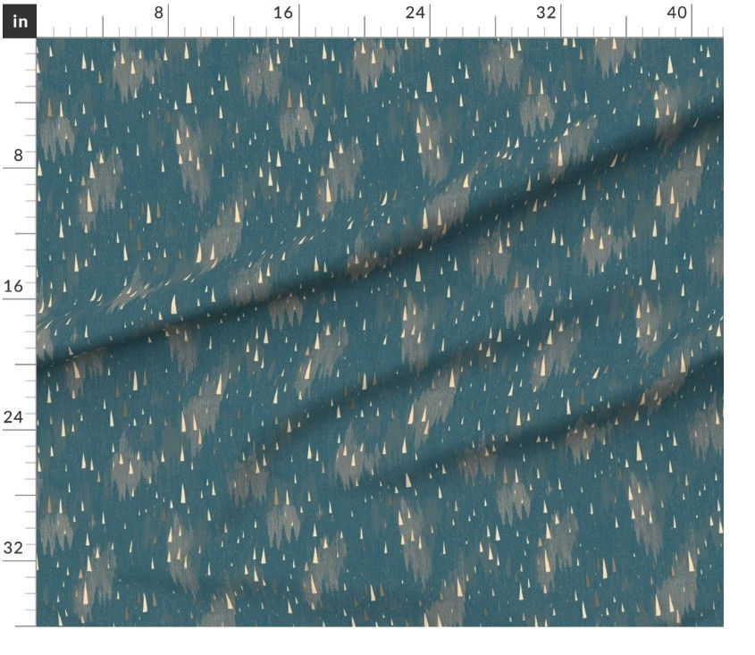 Thumbnail: The Gilded Marks 6 in Azure by Marta Rusin yard etc
