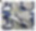 Peony Court 1 in Royal Blue by Marta Rusin Fat Quarter
